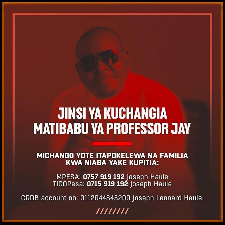 President Samia Suluhu to foot rapper professor Jay’s hospital bill