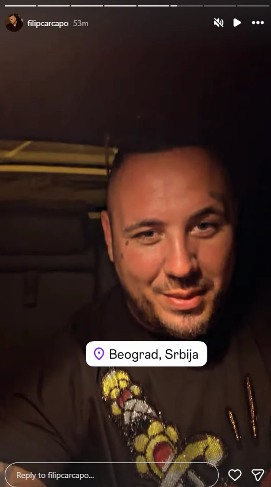 Filip Car stigao u Beograd