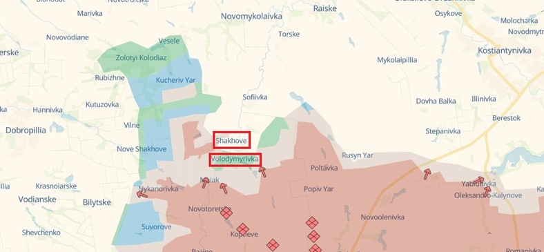 Sytuacja w tzw. wyłomie dobropolskim