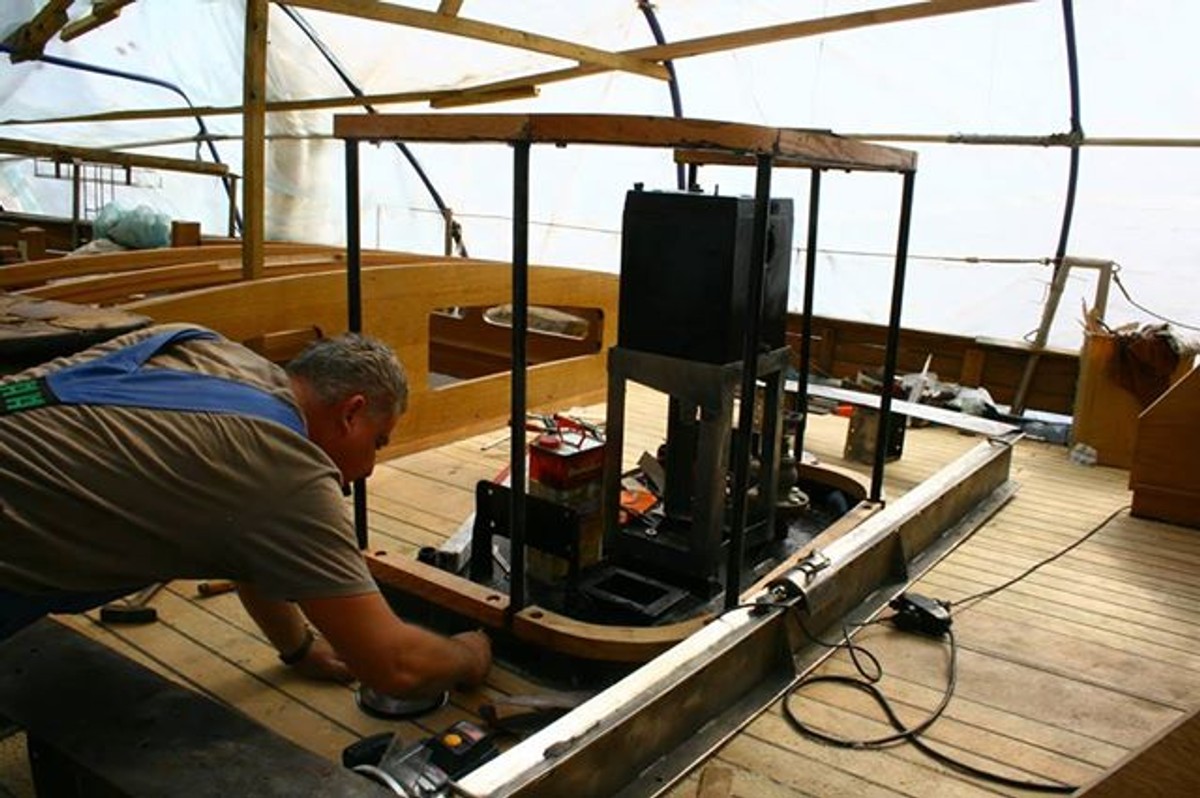 Zjawa IV w trakcie remontu