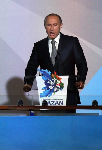 Pływackie mistrzostwa świata rozpoczęły się pod okiem Władimira Putina