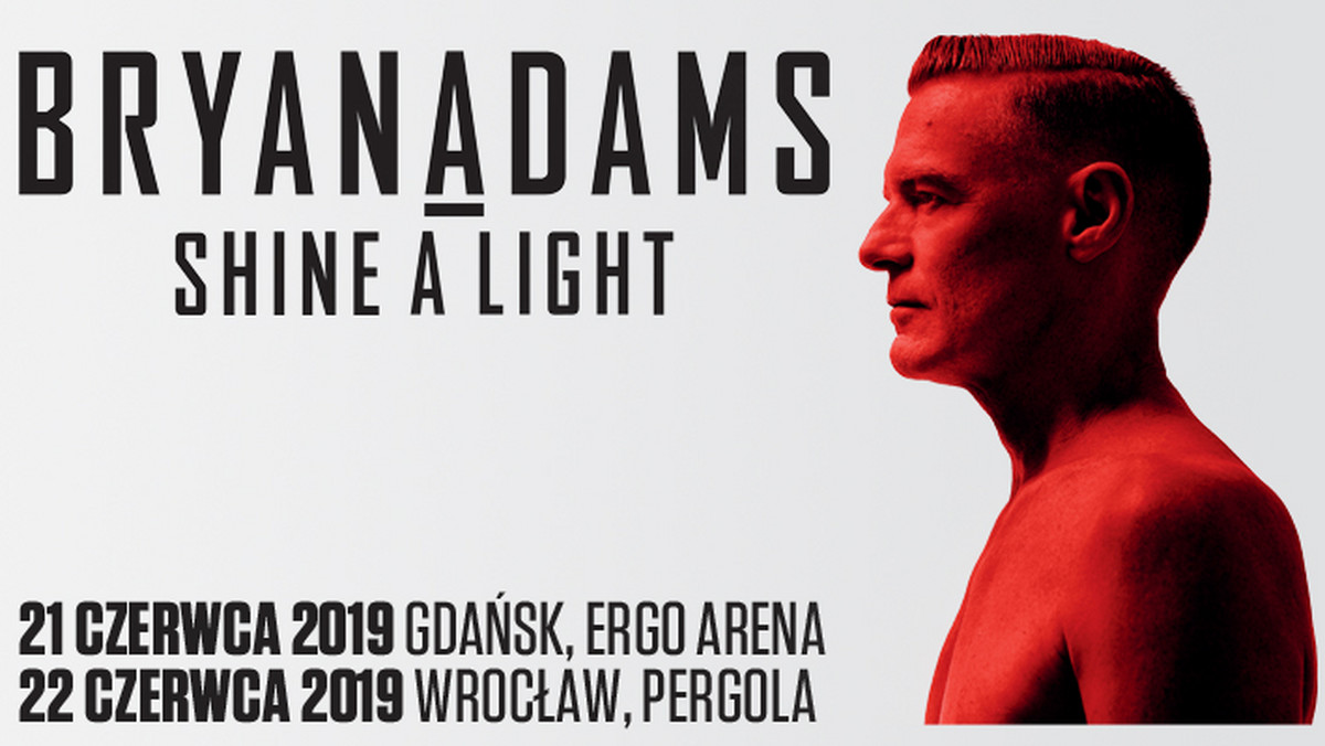 Bryan Adams: Dwa koncerty w Polsce - Gdańsk i Wrocław. Bilety wkrótce w sprzedaży