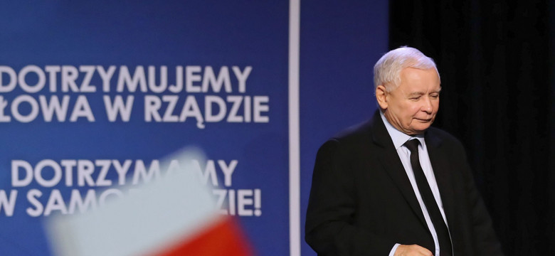 Kaczyński w Nowym Sączu odpowiada na okrzyki: Zawsze cieszę się, kiedy jestem nazywany dyktatorem