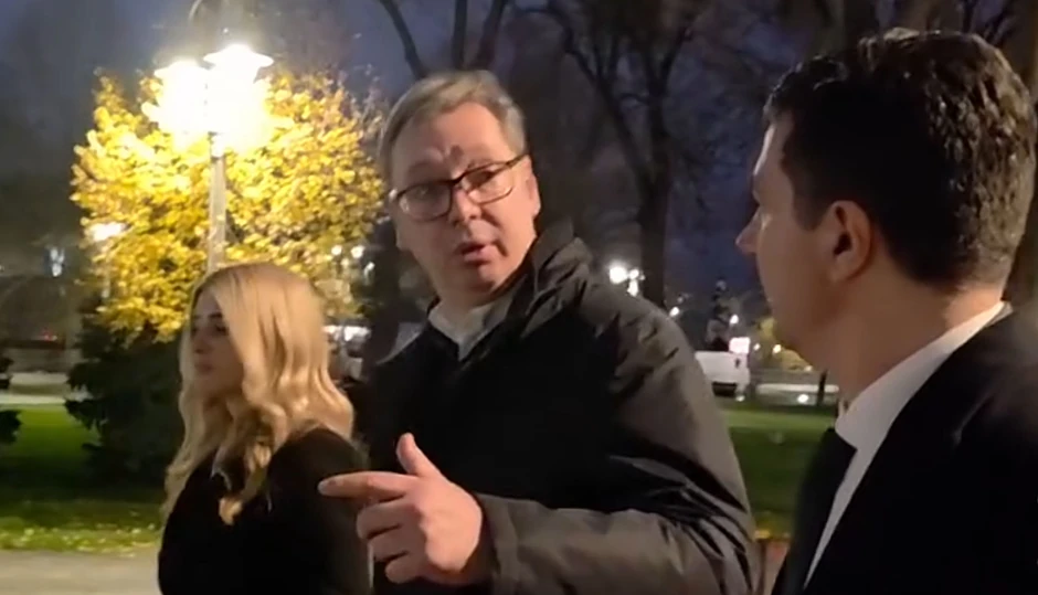 Aleksandar Vučić šeta ulicama Niša