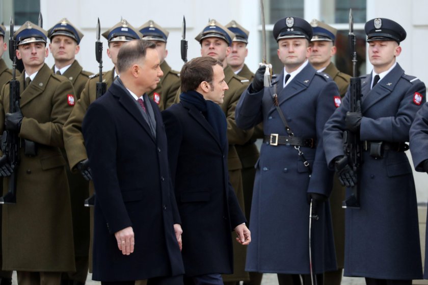 Emmanuel Macron w Polsce. Rozpoczęła się wizyta prezydenta Francji