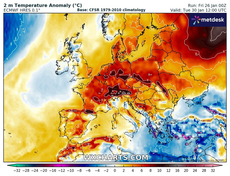 Na początku przyszłego tygodnia słupki rtęci miejscami sięgną ok. 10 st. C, a norma temperatury zostanie przekroczona nawet o 8-10 st. C