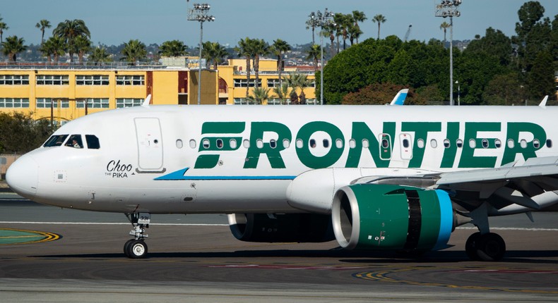 A Frontier Airbus A320.Kevin Carter/Getty Images