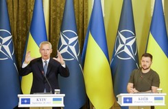 'Rosja walczy o imperialne złudzenia'. Gorzkie słowa szefa NATO w Kijowie