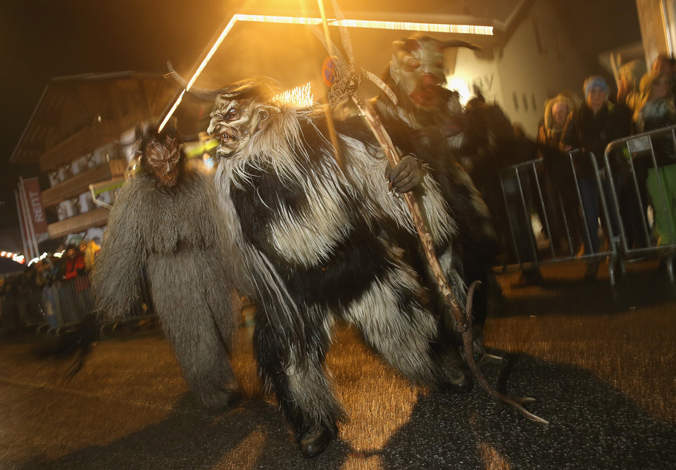 Krampuslauf w Austrii