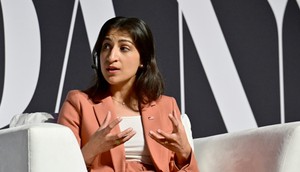 FTC chair Lina Khan at the 2024 Fast Company Innovation Event.Eugene Gologursky/Getty Images