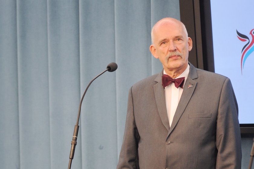 Janusz Korwin Mikke, europoseł i szef Kongresu Nowej Prawicy