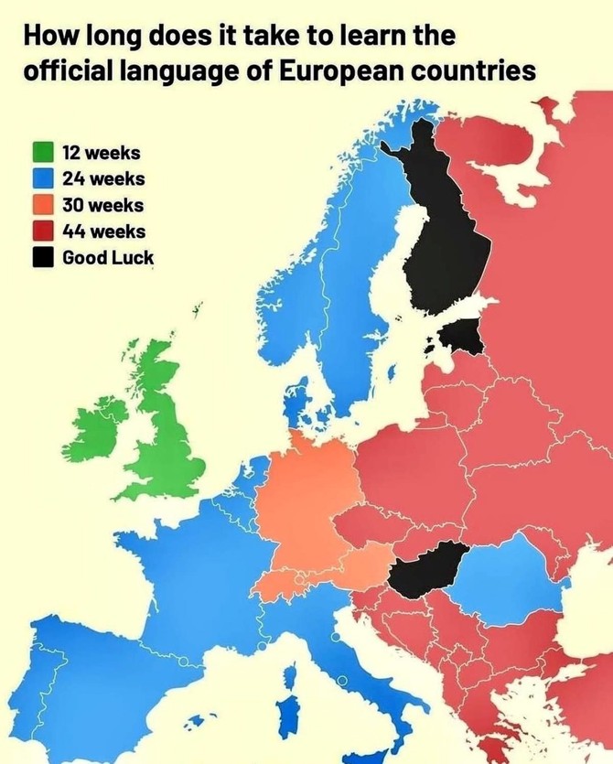 Karta o težini jezika