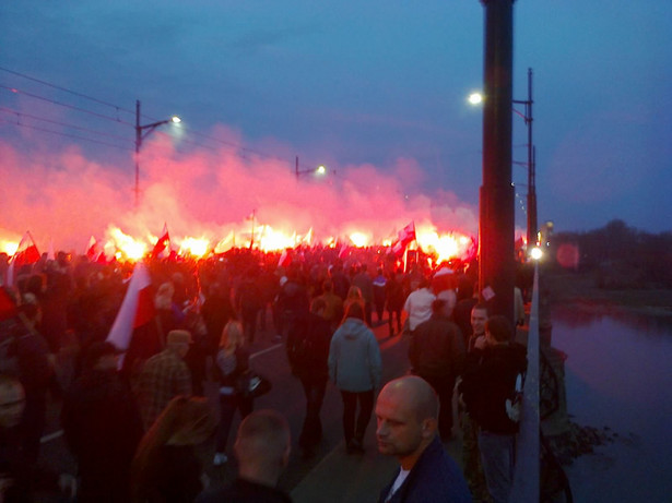 Marsz Niepodległości. Fot. Maciek Suchorabski