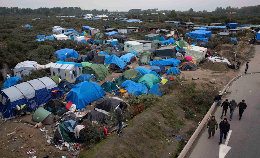 Obóz dla uchodźców w Calais