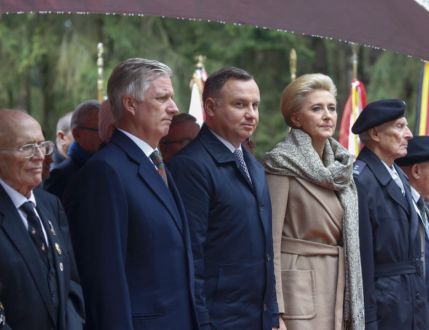 Agata Duda w Belgii. Znowu olśniła!