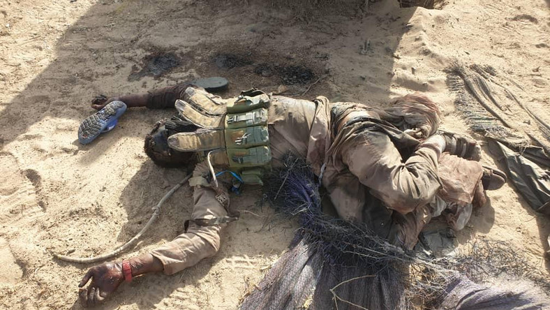 Boko Haram/ISWAP terrorists succumb to military onslaught in Borno. [Twitter/@HQNigerianArmy]