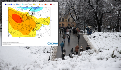 Europejski model kreśli pierwsze prognozy na zimę. Pogoda może być inna niż w poprzednich latach