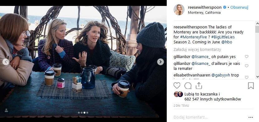 zdjęcia z planu serialu Wielkie Kłamstewka 2