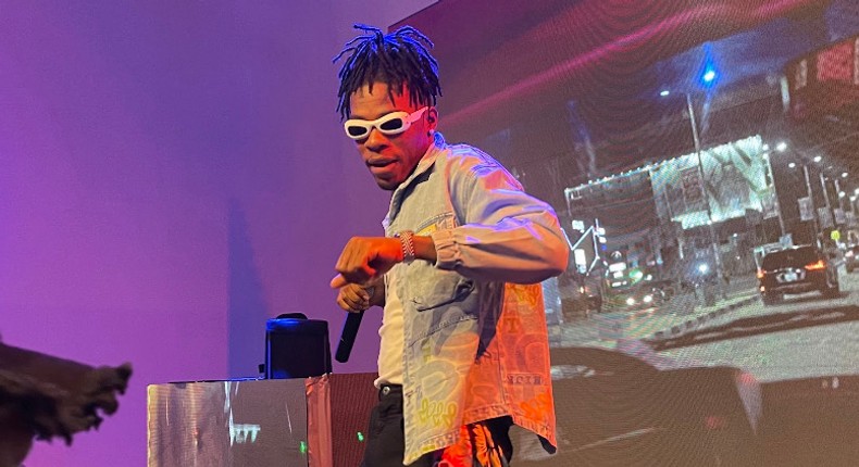 Joeboy performing at Spotify Africa Heat Party