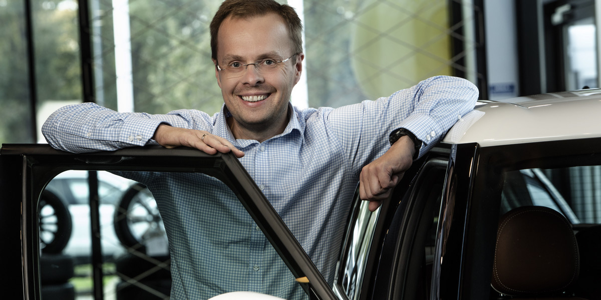Michał Knitter, wiceprezes Carsmile, firmy zajmującej się leasingiem samochodów.