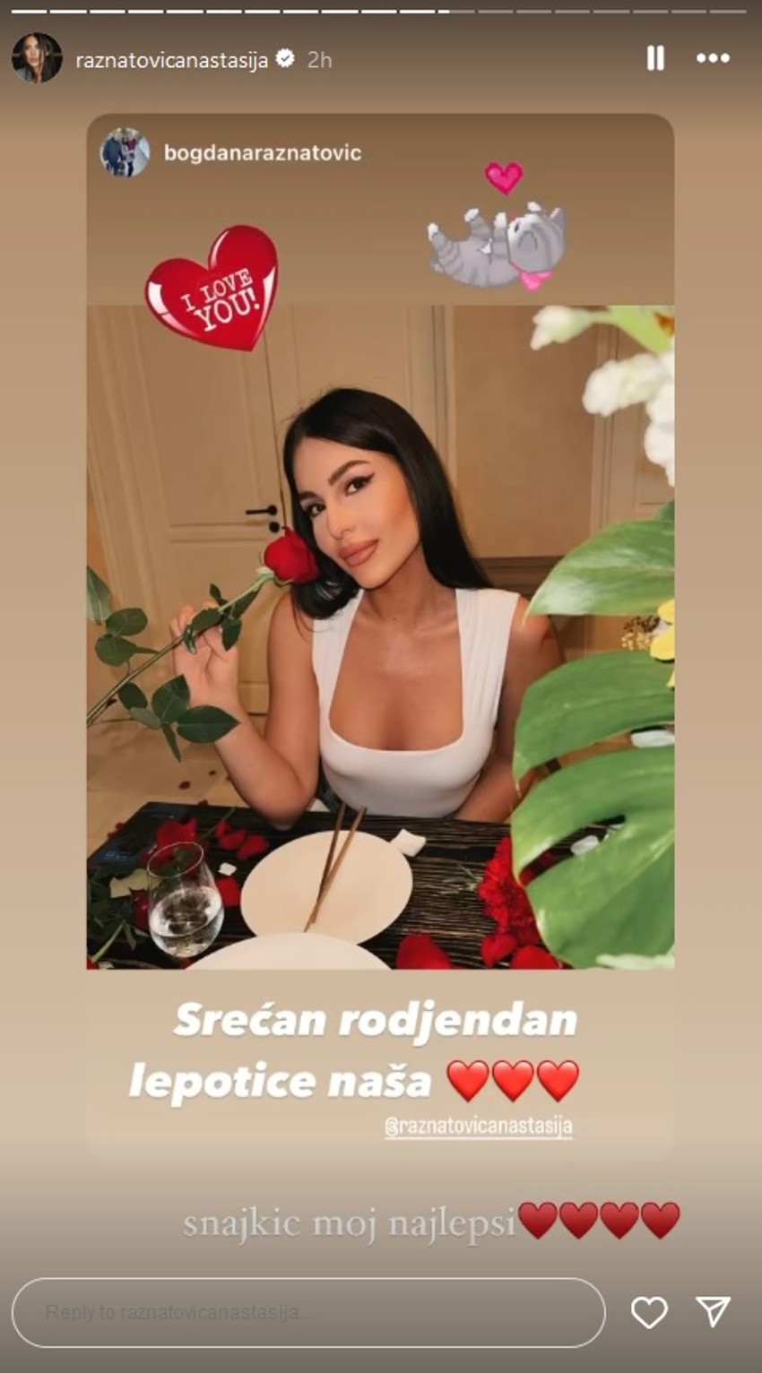 Objava Anastasije Ražnaotivić