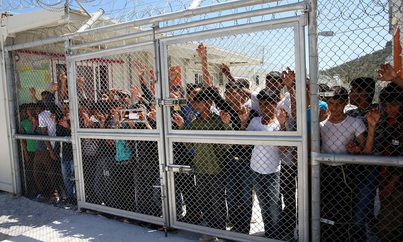 PAPIEŻ FRANCISZEK U UCHODŹCÓW NA LESBOS