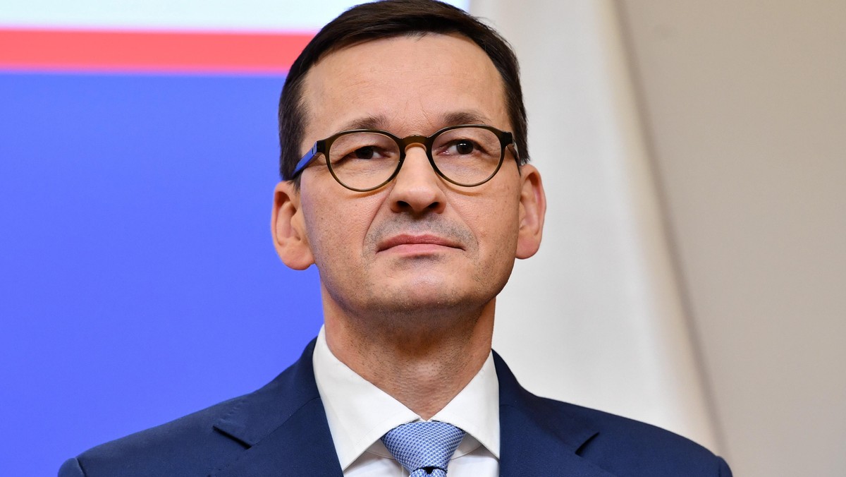 Premier RP Mateusz Morawiecki .