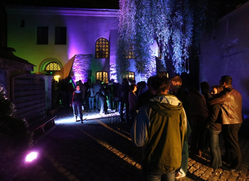 KRAKÓW SYNAGOGI NOCĄ