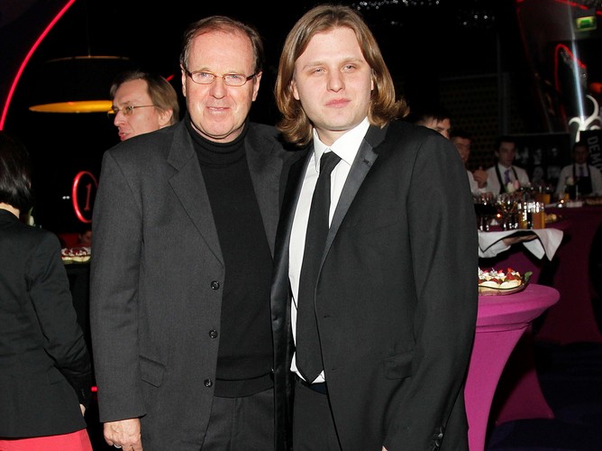 Wojciech Fibak i producent filmu Piotr Woźniak-Starak