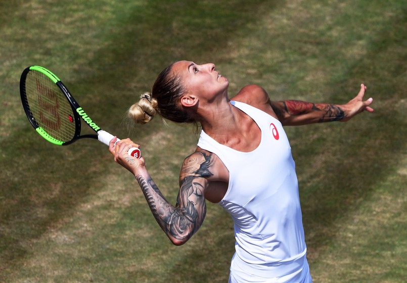 To najbardziej wytatuowana tenisistka na Wimbledonie [FOTO]