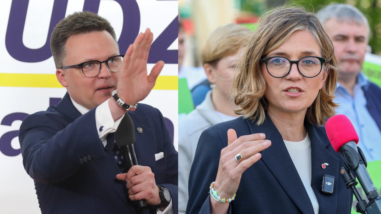 Debata Szymona Hołowni i Magdaleny Biejat w Gdyni