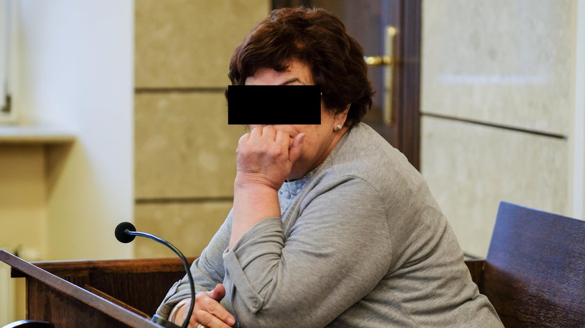 Kursantce grozi do 8 lat więzienia. Na jej twarzy nie widać było skruchy