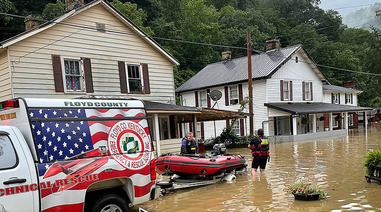 Erősen elárasztotta a víz Kentucky-t /Fotó: Northfoto