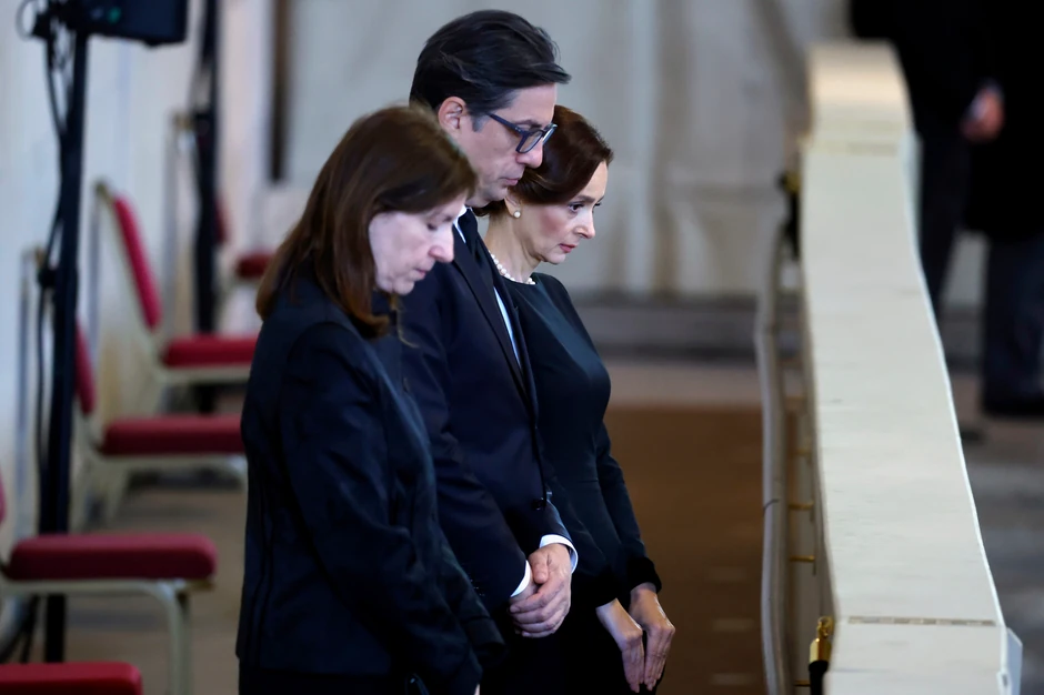 Predsednik Severne Makedonije Stevo Pendarovski i prva dama Elizabeta Gjorgijevska u Londonu