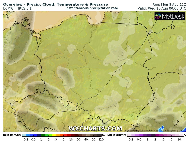 W nocy wszędzie zrobi się pogodnie