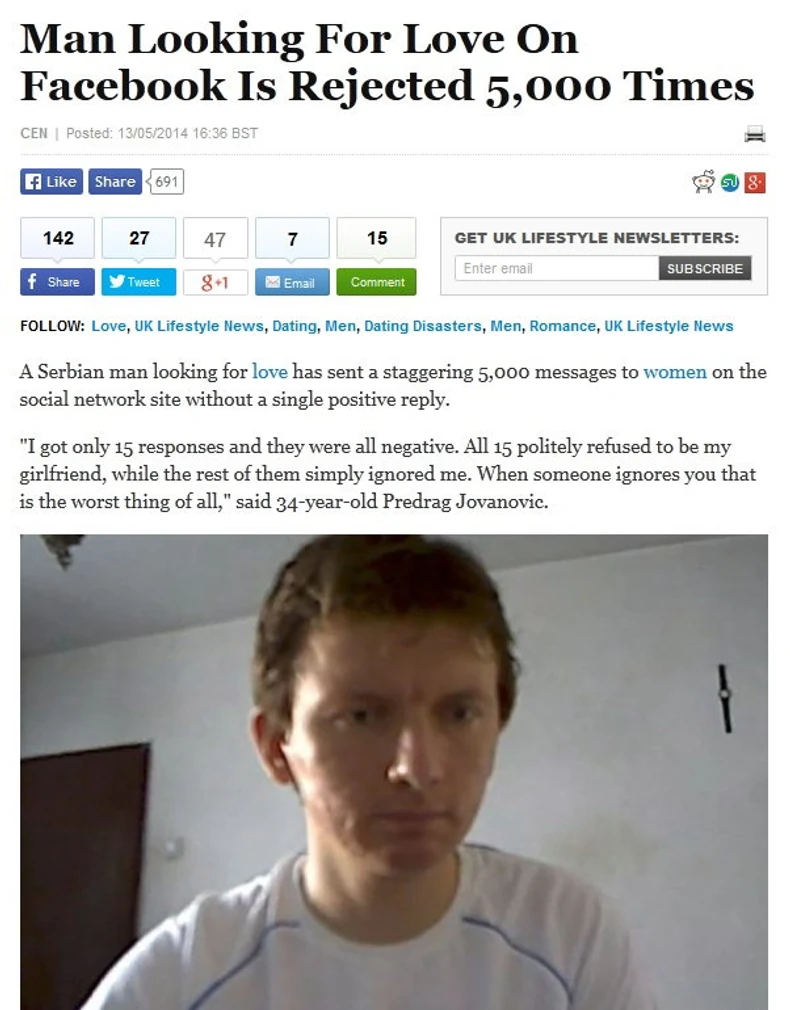 Članak o Predragu u američkim medijima