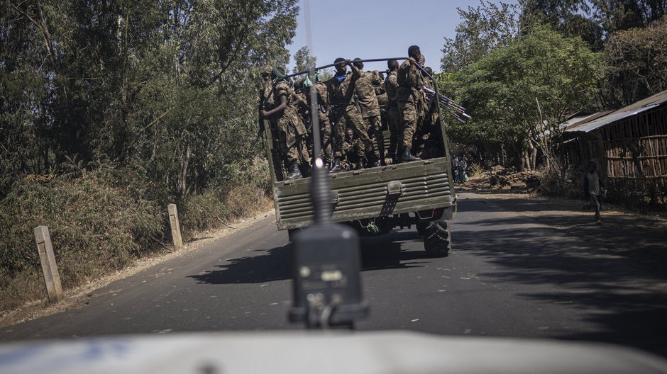 Żołnierze Etiopskich Sił Obrony Narodowej
