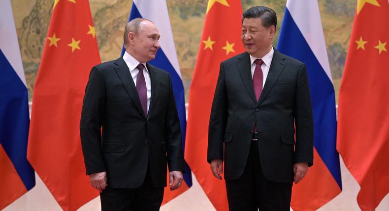 Russia and China have deepened ties since the invasion of Ukraine.ALEXEI DRUZHININ/Getty Images
