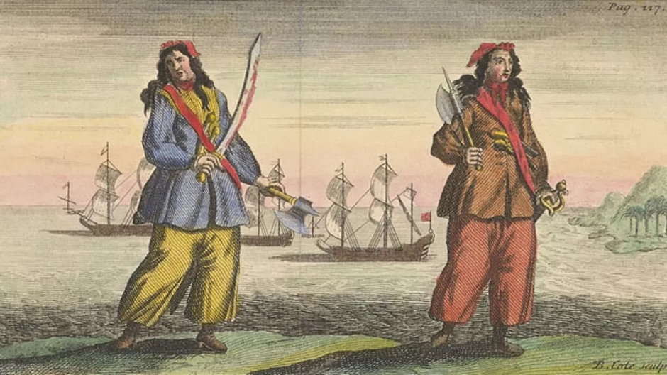 Udowodniły, że piratami mogą być nie tylko mężczyźni. Piratki na stałe zapisały się w kartach historii. Fot. Wikimedia commons