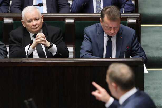Jarosław Kaczyński kontra Donald Tusk w Sejmie