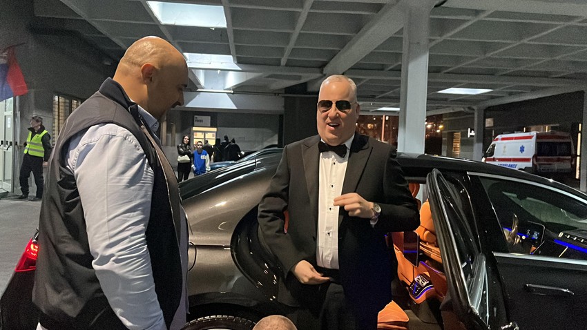 Saša Matić stigao na koncert u Areni