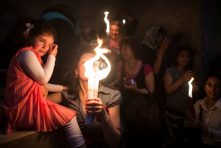 Cud Ognia w Bazylice Grobu Świętego