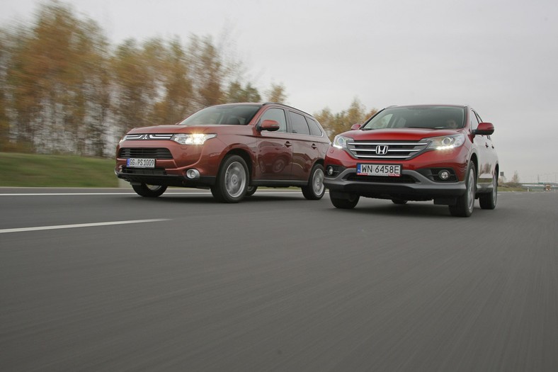 Mitsubishi Outlander kontra Honda CR-V: SUV-y bez zbędnych fajerwerków