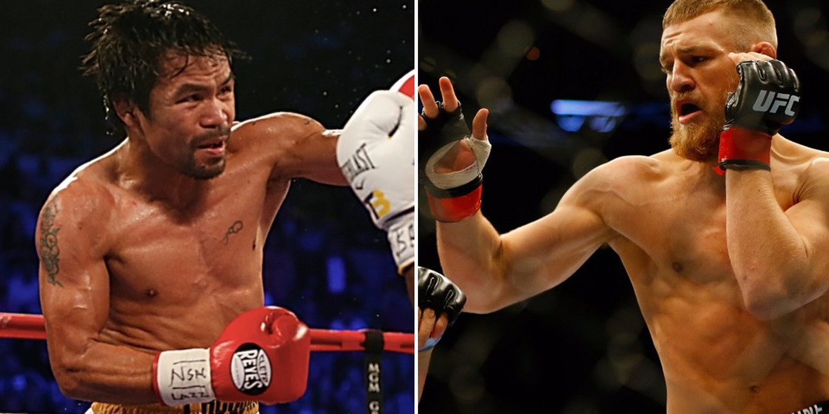 Manny Pacquiao's promoter says Conor McGregor should take on his fighter if Floyd Mayweather deal collapses