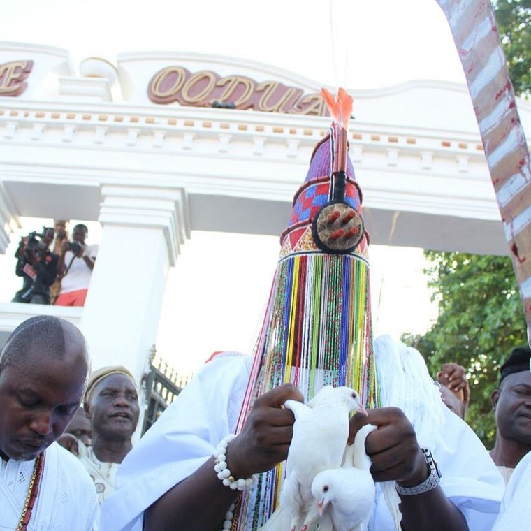 The Ooni of Ife, Oba Adeyeye Enitan Ogunwusi, walks the path of his forefathers aiming to bridge the past with the future and present (Instagram/Ooni of Ife) 