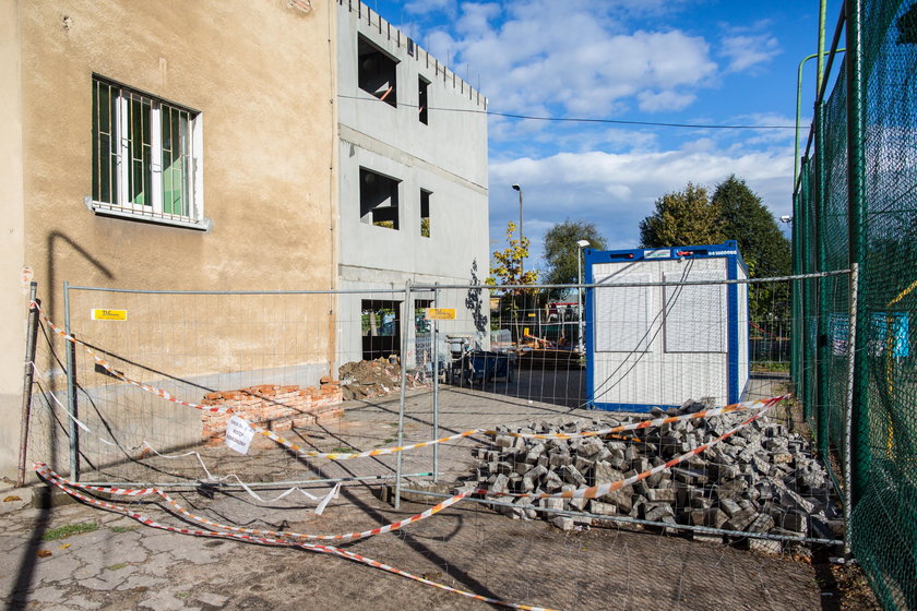 Trwa rozbudowa szkoły przy ul. Inowrocławskiej