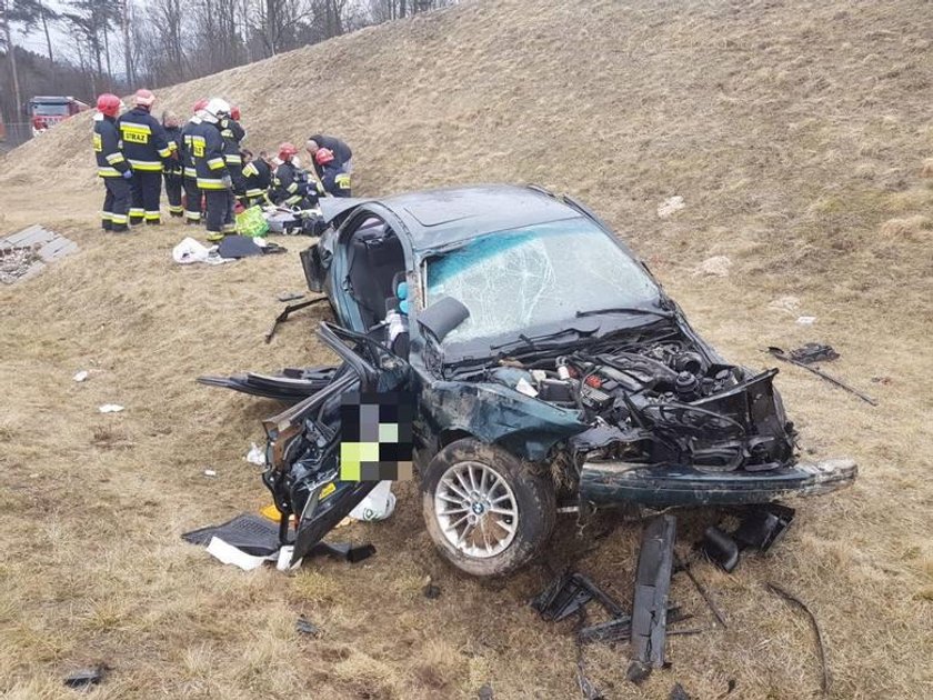 Groźny wypadek pod Grudziądzem