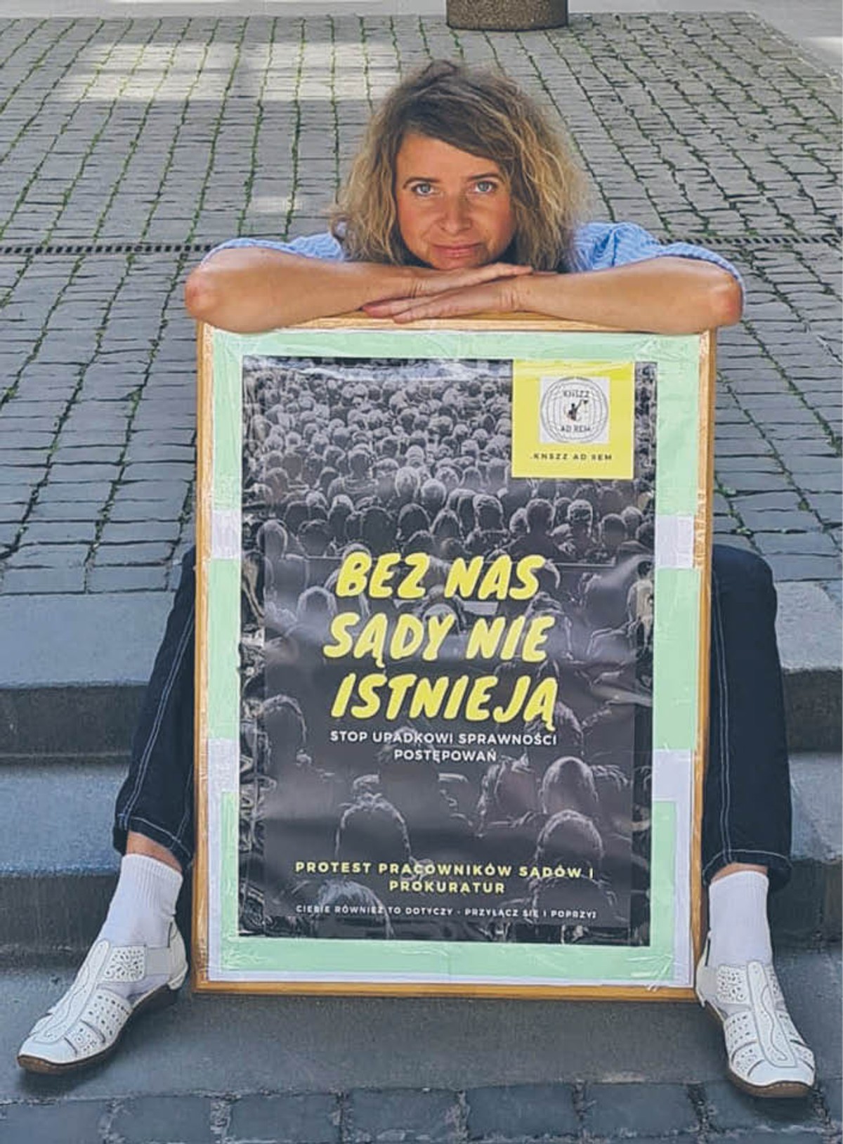 Justyna Przybylska, przewodnicząca Krajowego Niezależnego Samorządnego Związku Zawodowego „Ad Rem”
