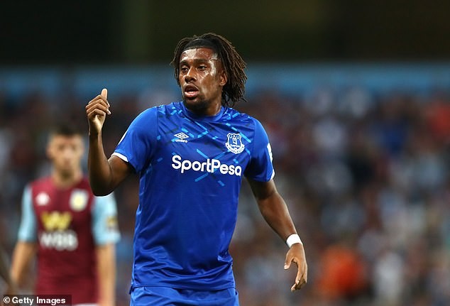 Alex Iwobi made an impact when he came on for Everton on his debut (Getty Images)