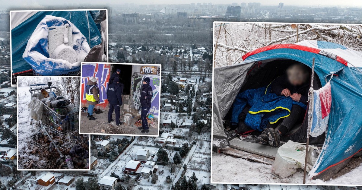 Nawet zimą wolą namiot od ciepłego kąta. "Nam jest tu dobrze"